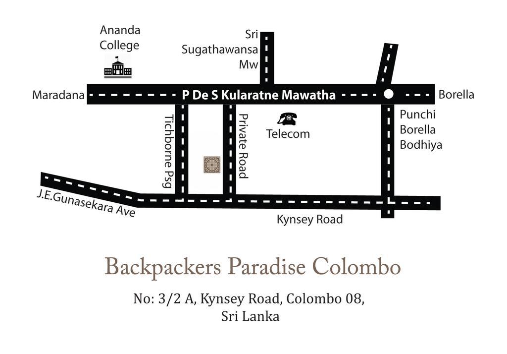 Backpackers Paradise Colombo Eksteriør bilde